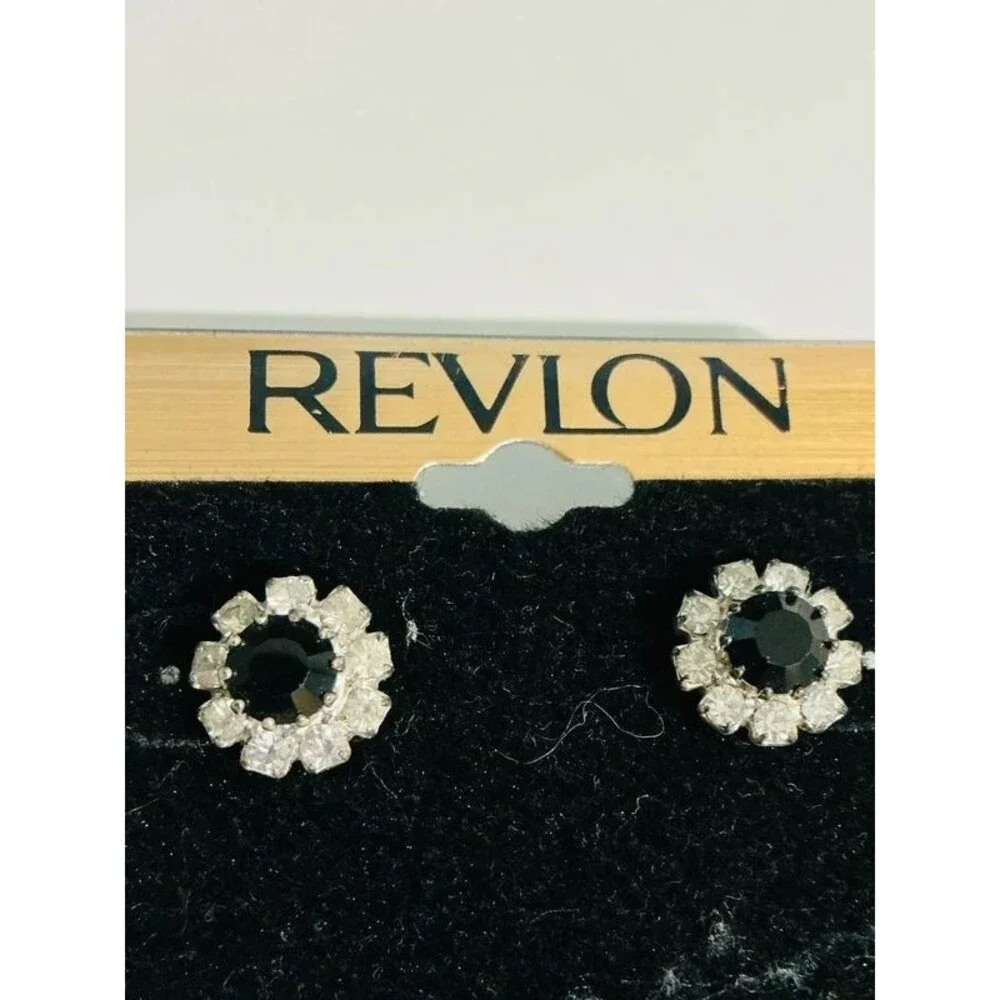 Vintage revlon earrings Austrian crystal